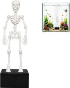 Dancing skeleton aquarium bubbler decoration product photo