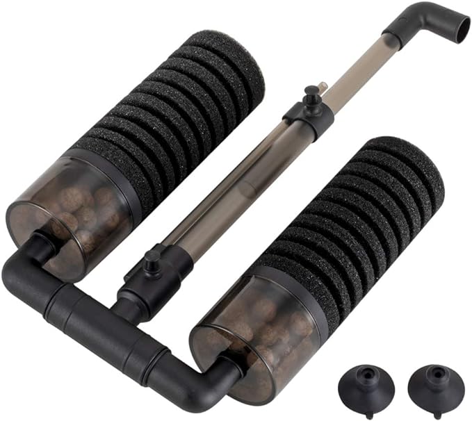 hygger Double Sponge Filter with Media – Small