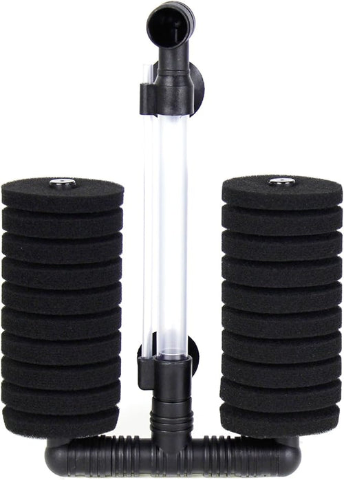 Filtro de esponja biológica doble AQUANEAT – Hasta 55 galones
