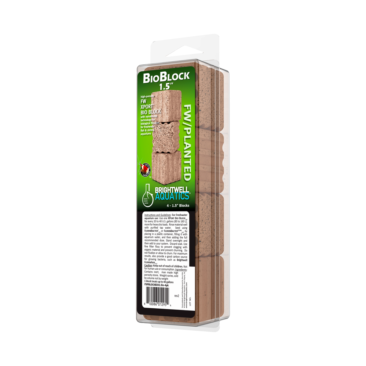 Bloque BIO de agua dulce Xport - 1.5 pulgadas