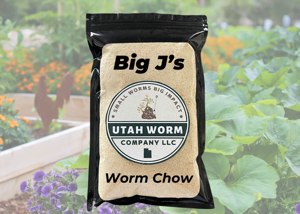 Big J’s Organic Worm Chow, Worm Bin Food from Utah Worm Company